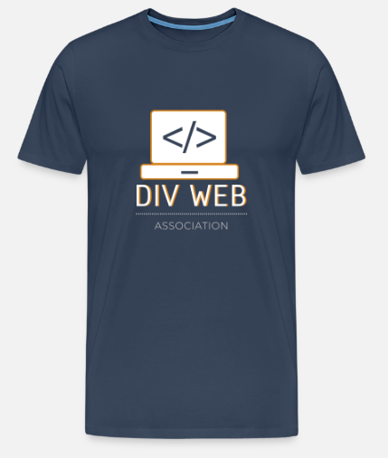 T-shirt homme div web association